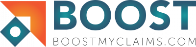 BOOST logo. Protects PT clinic Workers' Comp & Auto claims from PPO, network and retroactive reductions.